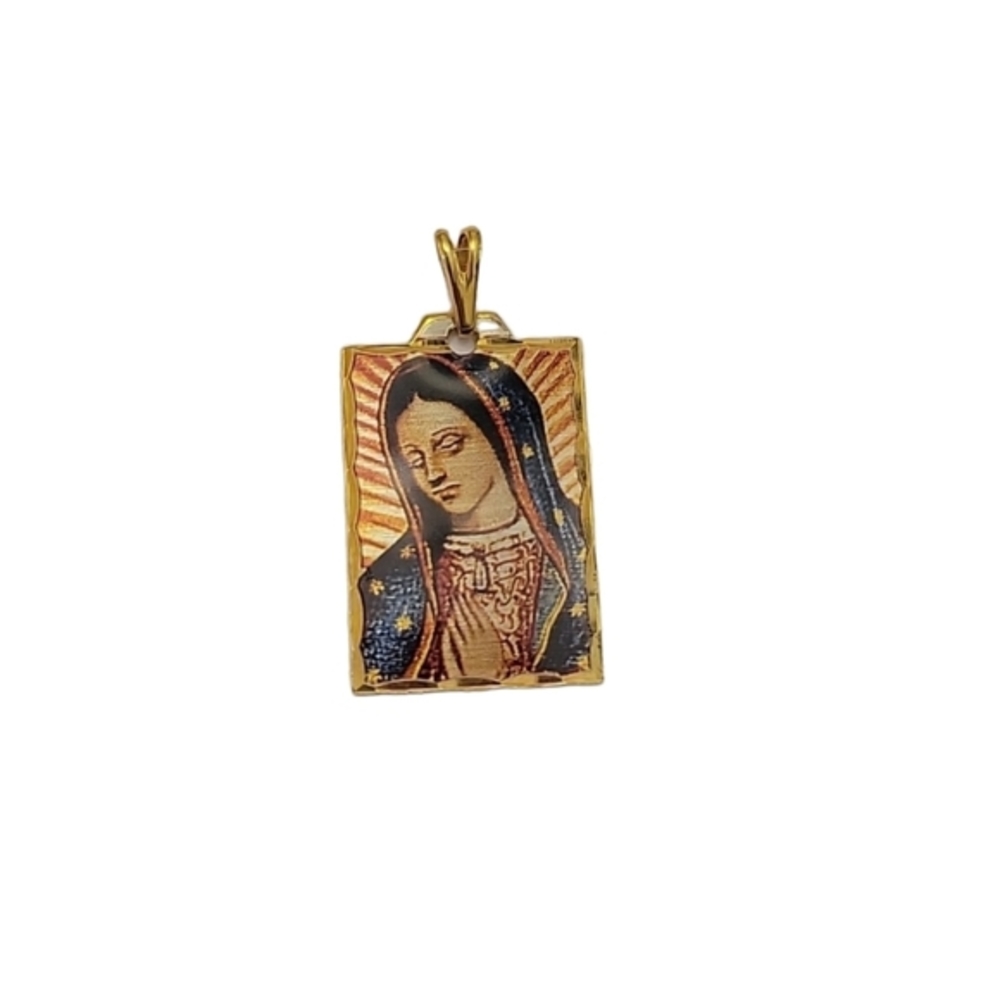 Our Lady Of Guadalupe-Virgen de Guadalupe 2in Necklace Pendant